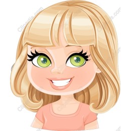 Cheerful Blonde Girl