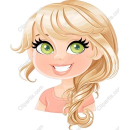 Charming Cartoon Girl