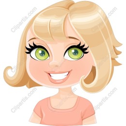 Charming Blonde Character