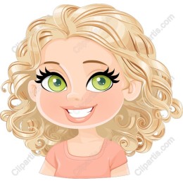 Cheerful Blonde Girl