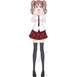 Vibrant Anime Schoolgirl