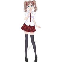 Charming Schoolgirl Character
