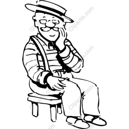 Vintage Old Man