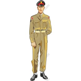 Vintage Military Soldier