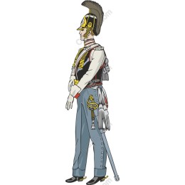 Elegant Ceremonial Soldier