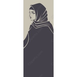 Elegant Hijab Woman