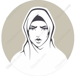 Empowering Woman in Headscarf