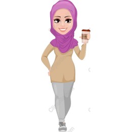 Charming Modern Hijab Woman