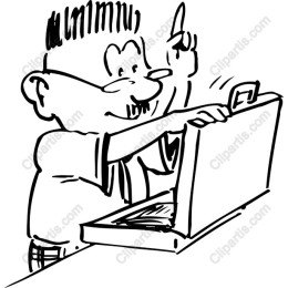 Excited Child with Laptop
