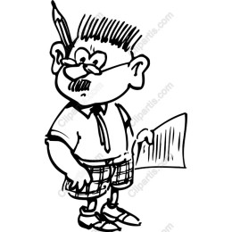 Playful Cartoon Boy
