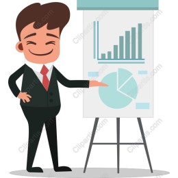 Businessman Data Presentation