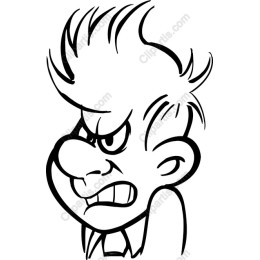 Expressive Quirky Cartoon Character