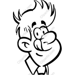 Cheerful Cartoon Character