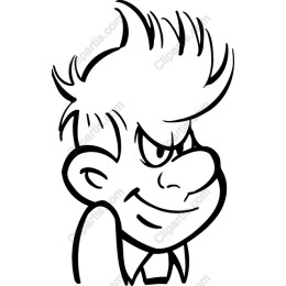 Mischievous Cartoon Character