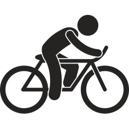 Cycling Icon - Dynamic Bicycle