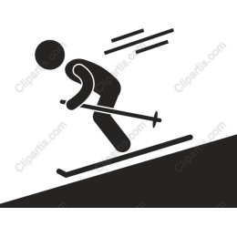 Dynamic Ski Icon