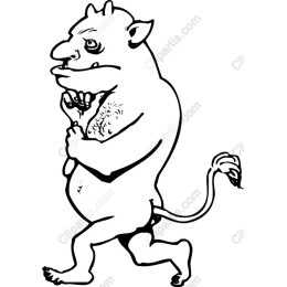 Cheeky Cartoon Beast