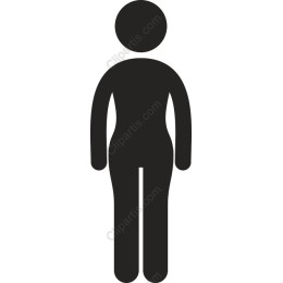Minimalist Standing Human Figure