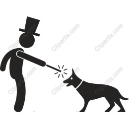 Magical Companion: Magician and Dog