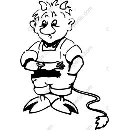 Charming Cartoon Character