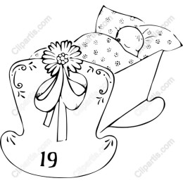 Charming Baby in Sleigh