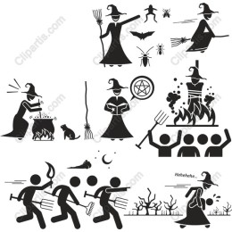 Witchcraft Clip Art Collection