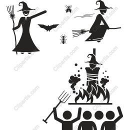 Whimsical Halloween Witches
