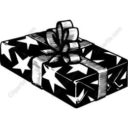 Star-Patterned Gift Box