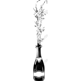 Celebratory Champagne Bottle