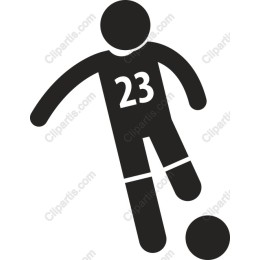 Dynamic Soccer Player - Number 23