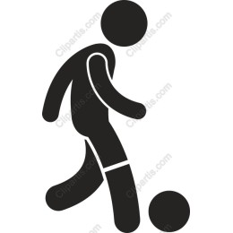 Minimalist Soccer Player