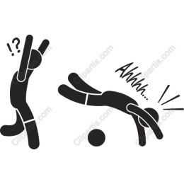 Dynamic Stick Figure Action