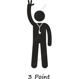 3 Point Gesture Icon