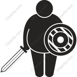 Warrior with Sword and Shield