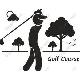 Golf Course Golfer