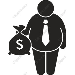 Financial Success - Money Bag Clipart