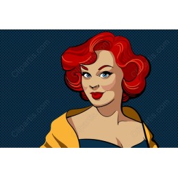 Retro Pop Art Woman