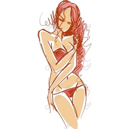 Stylish Woman in Bikini