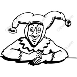 Vintage Jolly Clown