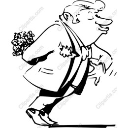 Charming Gentleman with Flowers
