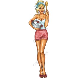 Charming Cooking Lady