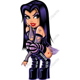 Edgy Gothic Style Character