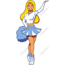 Energetic Cheerleader