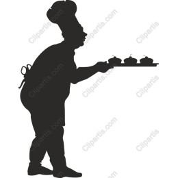 Chef Serving Pastries