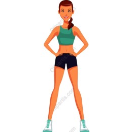Dynamic Fitness Woman