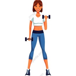 Empowering Fitness Woman