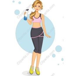 Stylish Fitness Girl