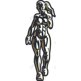 Dynamic Athletic Woman