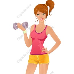 Vibrant Fitness Girl