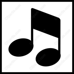 Stylish Music Note